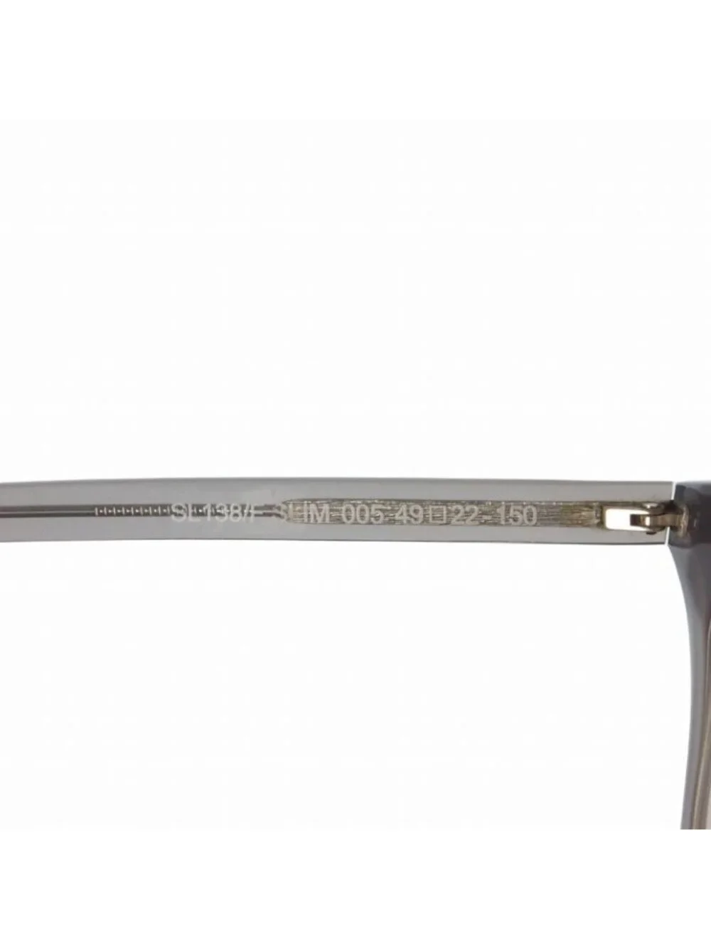 Saint Laurent Paris Sunglasses 138 Slim 005 Clear Gray Eyewear